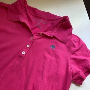 Pink Aeropostale Polo; perfect condition; size L